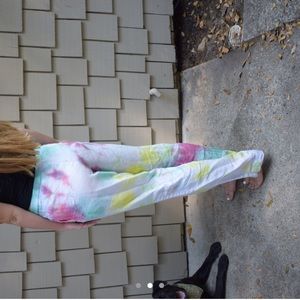 Tie dye pants
